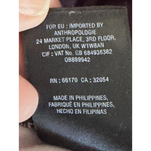 Anthropologie Velvet Pants Womens 0 Boho Essential Slim Floral Ankle Jewel Tone - Picture 12 of 16